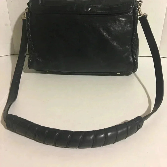 Authentic Cynthia Rowley Black leather handbag - Picture 6 of 8